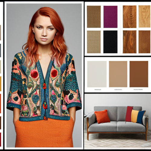 **

Prompt: "A vibrant mood board filled with fabric swatches, color palettes, and inspirational furniture designs. The mood board should reflect a balance of modern aesthetics with affordable materials, showcasing innovative solutions for a client on a budget."

**