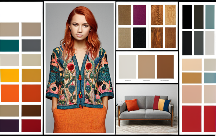 **

Prompt: "A vibrant mood board filled with fabric swatches, color palettes, and inspirational furniture designs. The mood board should reflect a balance of modern aesthetics with affordable materials, showcasing innovative solutions for a client on a budget."

**